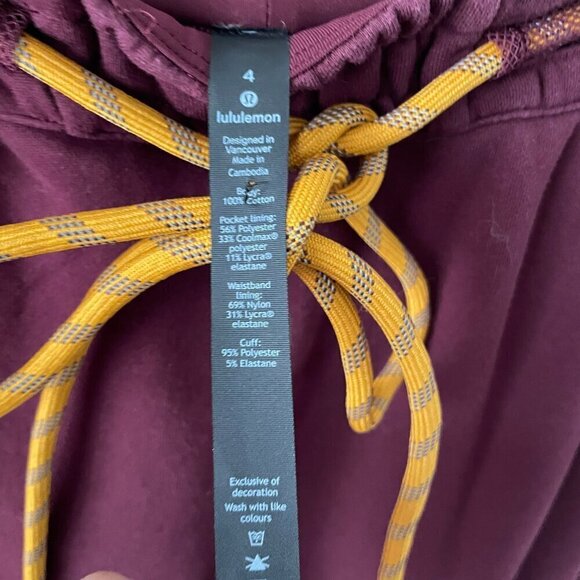 Lululemon Face Forward Jogger *lululemon x Roksanda Red Gold 4 - Picture 10 of 11